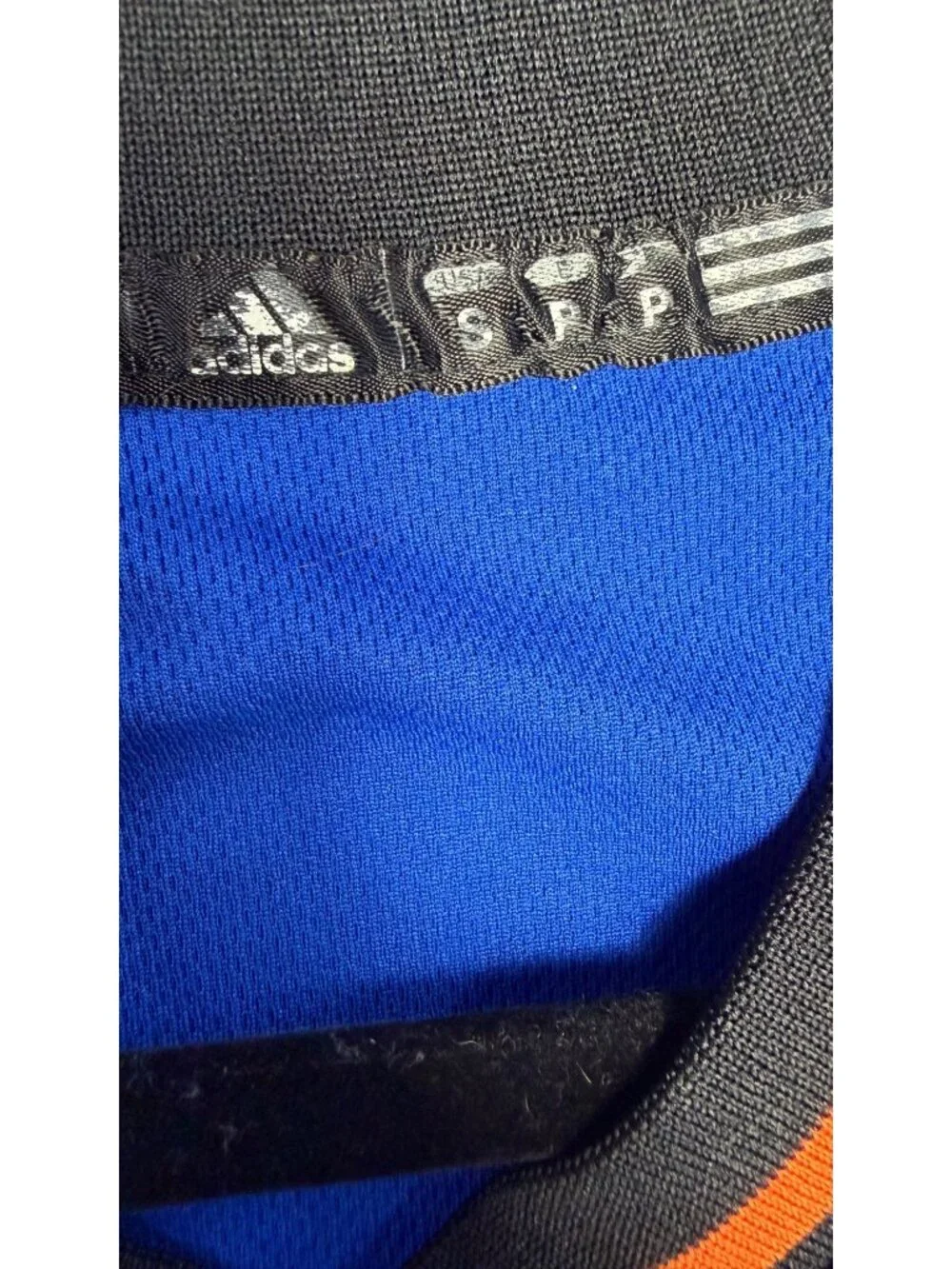 Adidas New York Knicks Carmelo Anthony #7 Blue NBA Player Jersey Size S